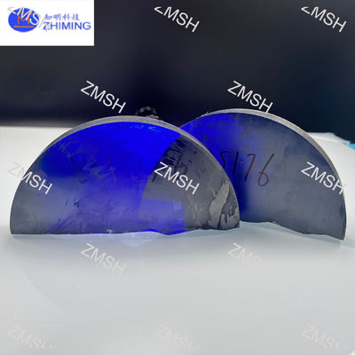 Moissanite Pedra de gema crua azul real sintético SiC monocristalino Dureza de Mohs 9,25 Matérias-primas para jóias