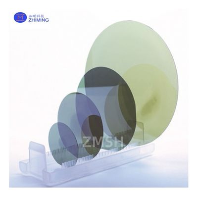 Wafer SiC Epitaxial Silicon Carbide 4H 4inch 6inch Indústria de Semicondutores de Alta Resistividade