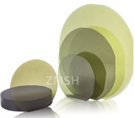 Wafer SiC Epitaxial Silicon Carbide 4H 4inch 6inch Indústria de Semicondutores de Alta Resistividade