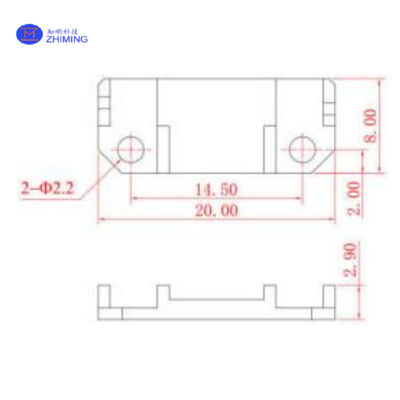 Niobato de lítio (LiNbO3) Modulador de ondas Y / Baixo Vπ 3,5V / Alto PER 25dB / Compatível com FOG, FOCT, Comunicação Quântica
