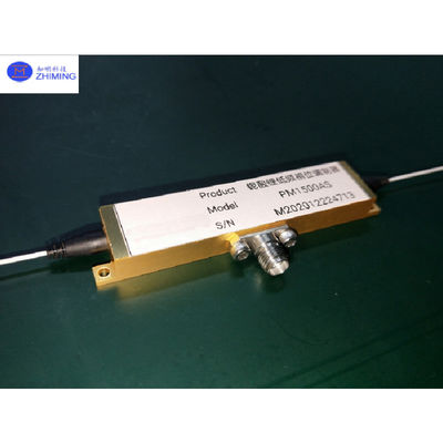 Modulador de fase de 1000 nm de baixa Vπ, tolerância de alta potência, design de polarização única para sensores de fibra e comunicações ópticas