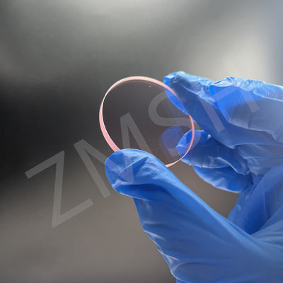 Janela óptica de cristal único Ti3+ Laser de safira vermelho Al2O3 Pacote de segurança personalizado