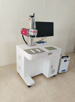 Máquina de marcação a laser UV 355nm 3W/5W/10W Potência opcional ±0,01mm Precisão
