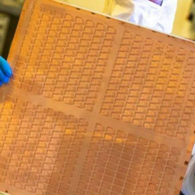 TGV Substrato de vidro revestimento através de buracos embalagem de semicondutores JGS1 JGS2