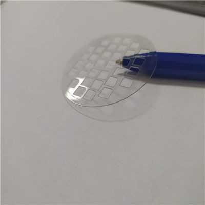 Alta transmissão TGV Sapphire Substrate Conductive Aerospace Automotive AR VR