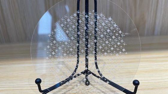 Alta transmissão TGV Sapphire Substrate Conductive Aerospace Automotive AR VR