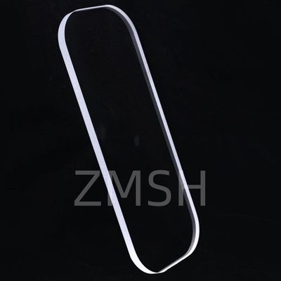 Janela de vidro de quartzo UV Fusão de sílica óptica Viewport Custom Size Coating Disponível