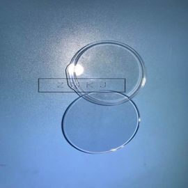 placa transparente da caixa de relógio do cristal de safira de 30-50mm para o vidro ótico do relógio de pulso
