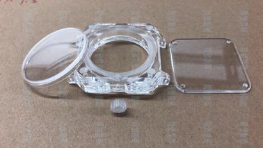 placa transparente da caixa de relógio do cristal de safira de 30-50mm para o vidro ótico do relógio de pulso