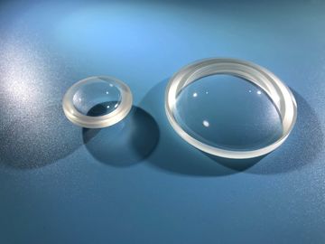 os componentes da safira de 50mm personalizaram Plano lustrado tamanho - abóbada ótica do hemisfério da lente convexa