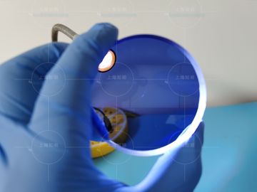 Diâmetro colorido 1 - 120mm da lente da safira da safira do rubi bloco sintético