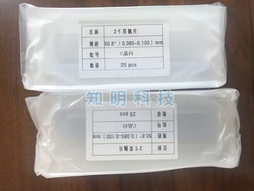 Bom preço Espessura ultra fina 2 da carcaça 100um 0.1mm das janelas da safira da bolacha da safira 3 bolachas lustradas laterais dobro de 4 polegadas on-line