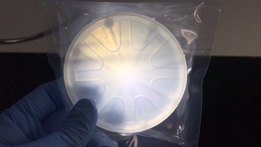 Bom preço De silicone do carboneto da bolacha da pureza alta de silicone do carboneto lente transparente incolor das bolachas sic on-line