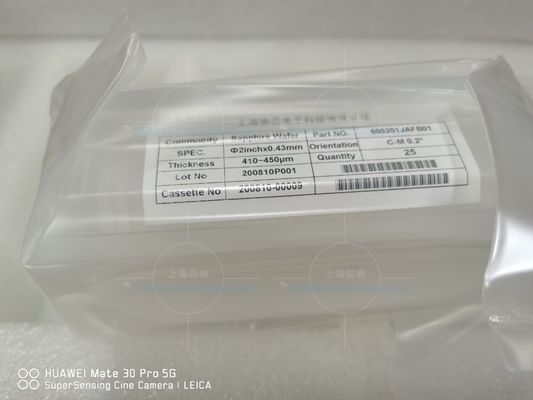 Bom preço categoria ótica Sapphire Wafer da carcaça da linha central de 430um C on-line