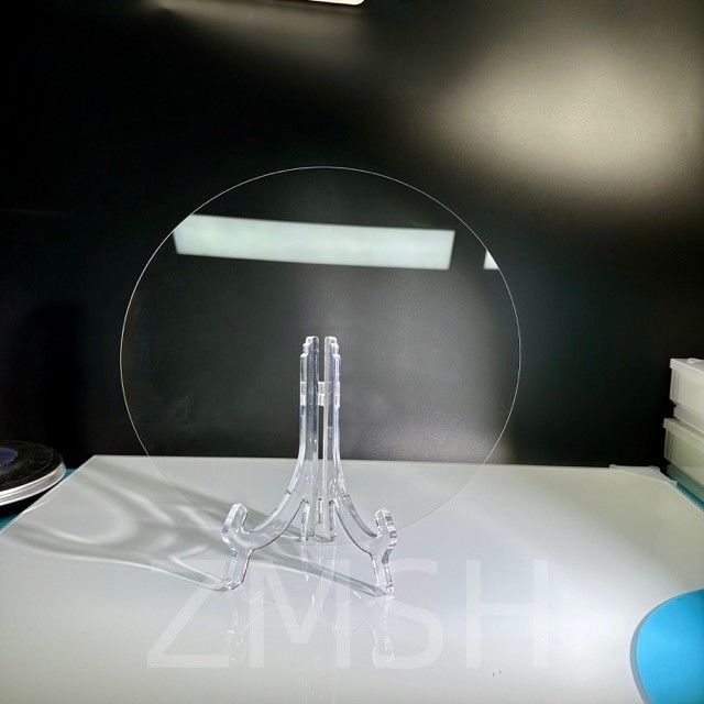 Wafer de safira 12 polegadas AL2O3 Personalização DSP SSP plano C plano A plano M plano LED substrato de safira
