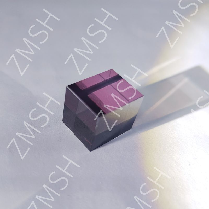 Cultivo artificial cor dopada safira AL2O3 método personalizado CZ roxo