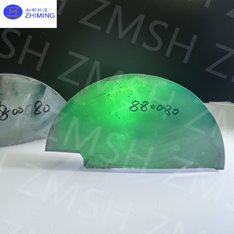 Verde esmeralda Moissanite SiC monocristalino Dureza de Mohs 9,25 Moissanite matéria-prima para joias