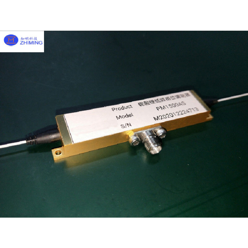 Modulador de fase de 1000 nm de baixa Vπ, tolerância de alta potência, design de polarização única para sensores de fibra e comunicações ópticas