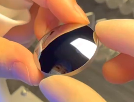 Único Crystal Silicon Windows Wafer Substrate personalizado Demo Monocrystalline Silicon Lens
