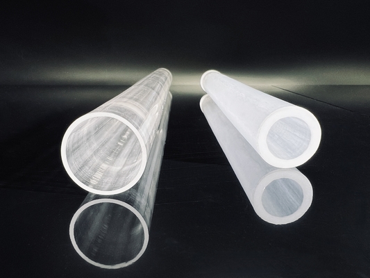 Tubo de quartzo do instrumento de Sapphire Tube Rods Protective Insulating do controle de fluxo