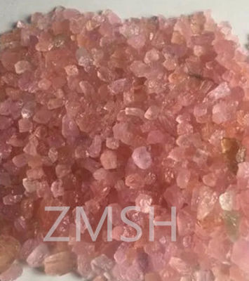 Rosa pêssego Pedra de gema sintética com dureza de Mohs 9 Personalização para jóias