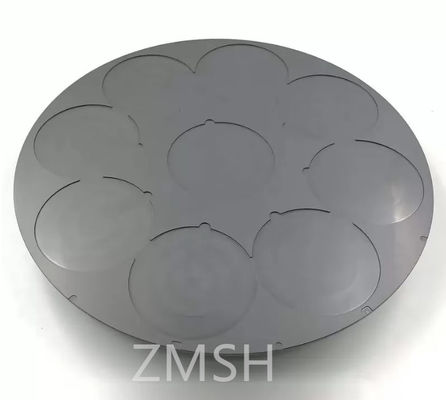 Caixas de carburo de silício placas de bandejas de silicone para gravação de ICP MOCVD Susceptor resistente ao desgaste