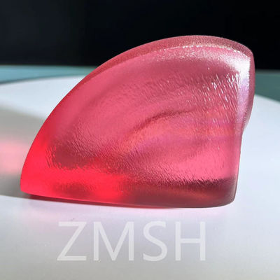 Bom preço Paparacha safira pedra preciosa crua de laboratório laranja rosa safira pedra preciosa dureza de Mohs 9 on-line