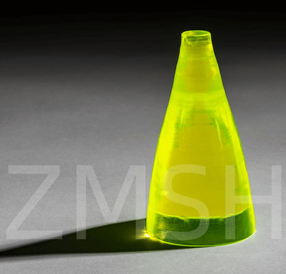 Ce:LuAG Cristal de cistiglação Cério dopado Lutécio Alumínio Alta densidade Tempo de decaimento rápido PET