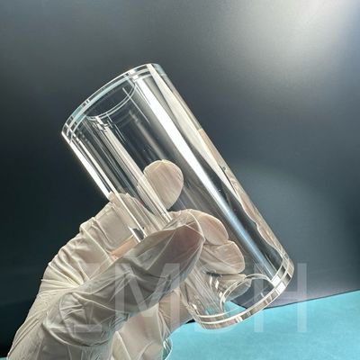 Bom preço Tubos de safira 99,999% AL2O3 Polido Fonte de íons de alta dureza Personalização EFG KY on-line