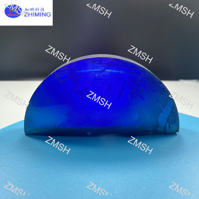 Bom preço Moissanite Pedra de gema crua azul real sintético SiC monocristalino Dureza de Mohs 9,25 Matérias-primas para jóias on-line