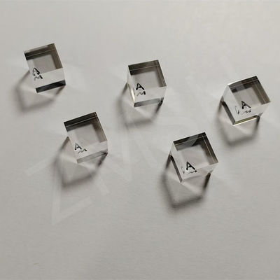 10x10x10mmt Lente óptica SiC transparente 4H-SEMI Dureza 9.0 forma personalizada