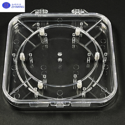 Bom preço Caixa de Wafer ajustável Portador de Wafer PC transparente para proteção de semicondutores on-line