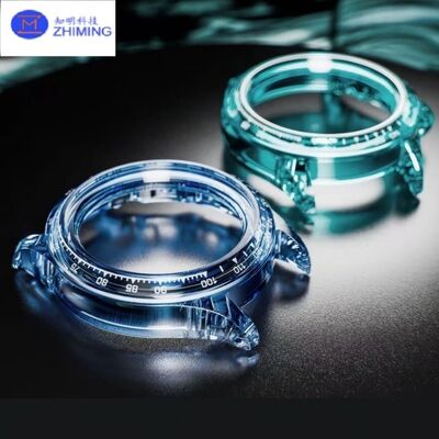 Bom preço Caixa de Relógio de Moissanita em Carboneto de Silício Transparente (SiC) Luxuosos Relógios de Tempo On-line