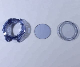 Bom preço Resistência de abrasão alta azul da dureza 9H da caixa de relógio do cristal de safira da espessura 3.75mm on-line