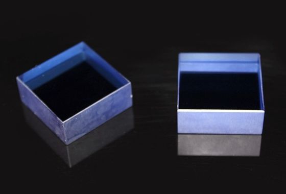 Bom preço 10x10mmt Bloco de safira vermelho verde azul, Bloco de cristal de safira artificial dopado on-line