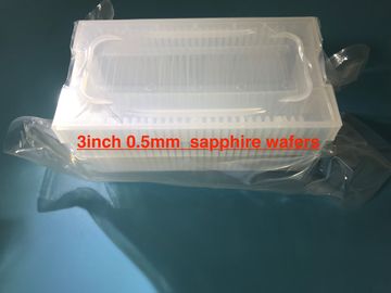 Bom preço carcaça de cristal 2 da safira Al2O3 de 76.2mm 4 6 polegadas SSP DSP 0.5mm C - linha central on-line