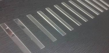 Bom preço Da lâmina de vidro feita sob encomenda da safira do único cristal Al2O3 lâmina médica 38x4.5x0.3mmt on-line