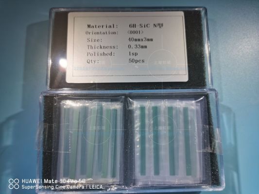 Bom preço Microplaquetas óticas do quadrado 40x3mmt 6 H-N Sic Silicon Carbon on-line