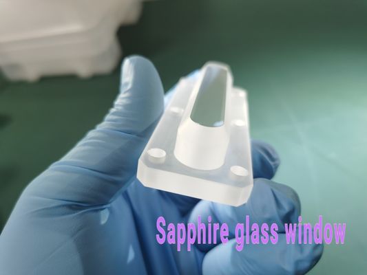 Bom preço Observação Sapphire Glass Window do equipamento com furo da etapa on-line