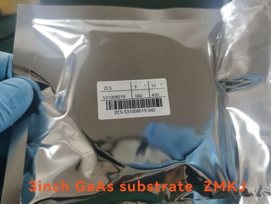 Bom preço O tipo si de 4 polegadas N da carcaça do semicondutor de 15° lubrificou a bolacha SSP do GaAs on-line