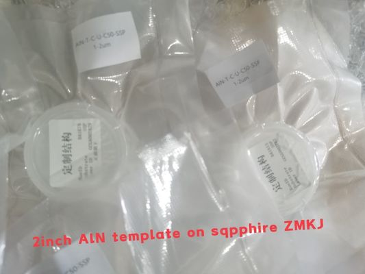 Bom preço Bolacha da camada do molde de Sapphire Substrate AlN de 2 polegadas para dispositivos de 5G BAW on-line