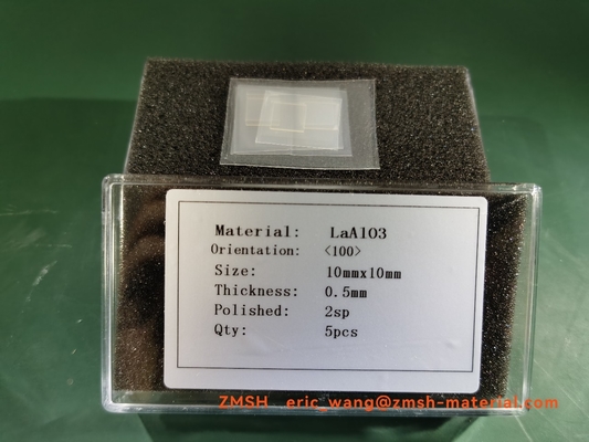 Bom preço 0.5mm LaAlO3 Crystal Wafers LAO Single Crystal Substrate on-line
