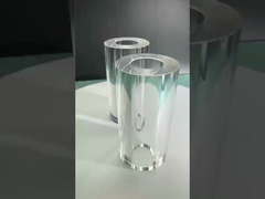 Tubo de safira polido ou não polido Dureza superior e resistência ao desgaste