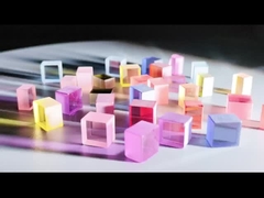 Pedra preciosa de safira fabricada em laboratório