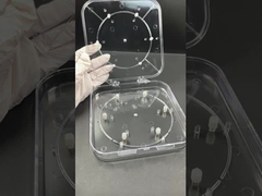 Caixa de pastilha ajustável – Suporte de pastilha de PC transparente para proteção de semicondutores