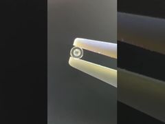 Componentes de Safira Transparentes de Furo Passante